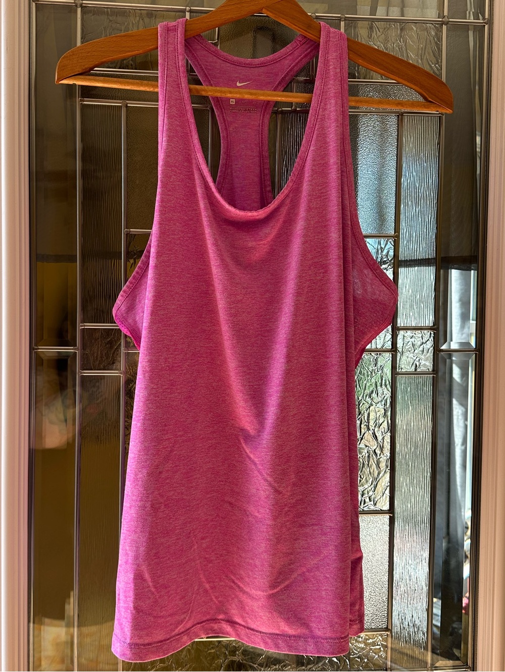 Nike Women's Bright Pink Racerback Tank Top